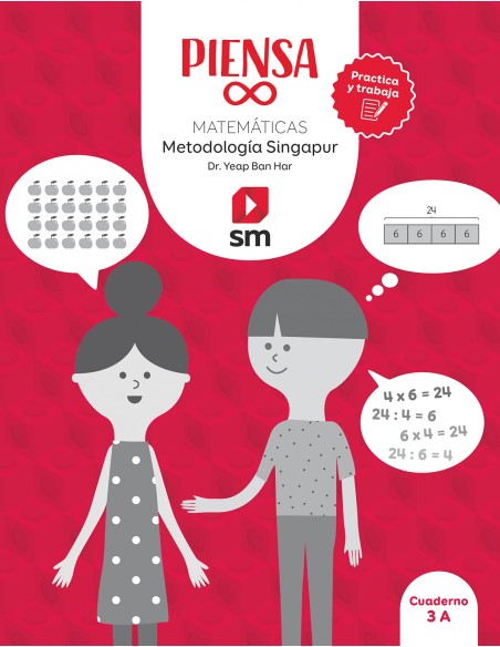 CUADERNO MATEMATICAS 3ºPRIMARIA PIENSA INFINITO PROYECTO SINGAPUR